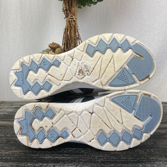 Vionic Black & Gray Slip On Athletic Sport Shoes 6 - Picture 7 of 9